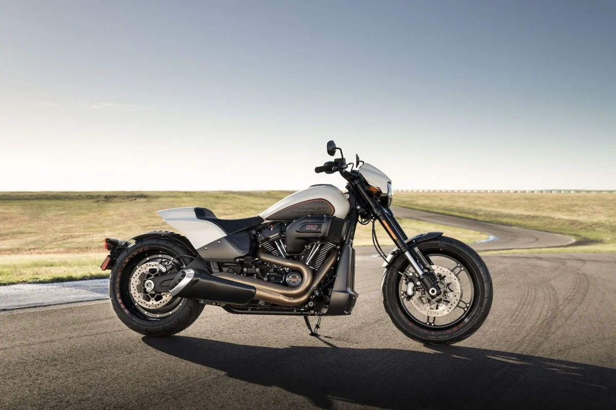 Harley steals the show with its aluminium-subframed new FXDR performance cruiser