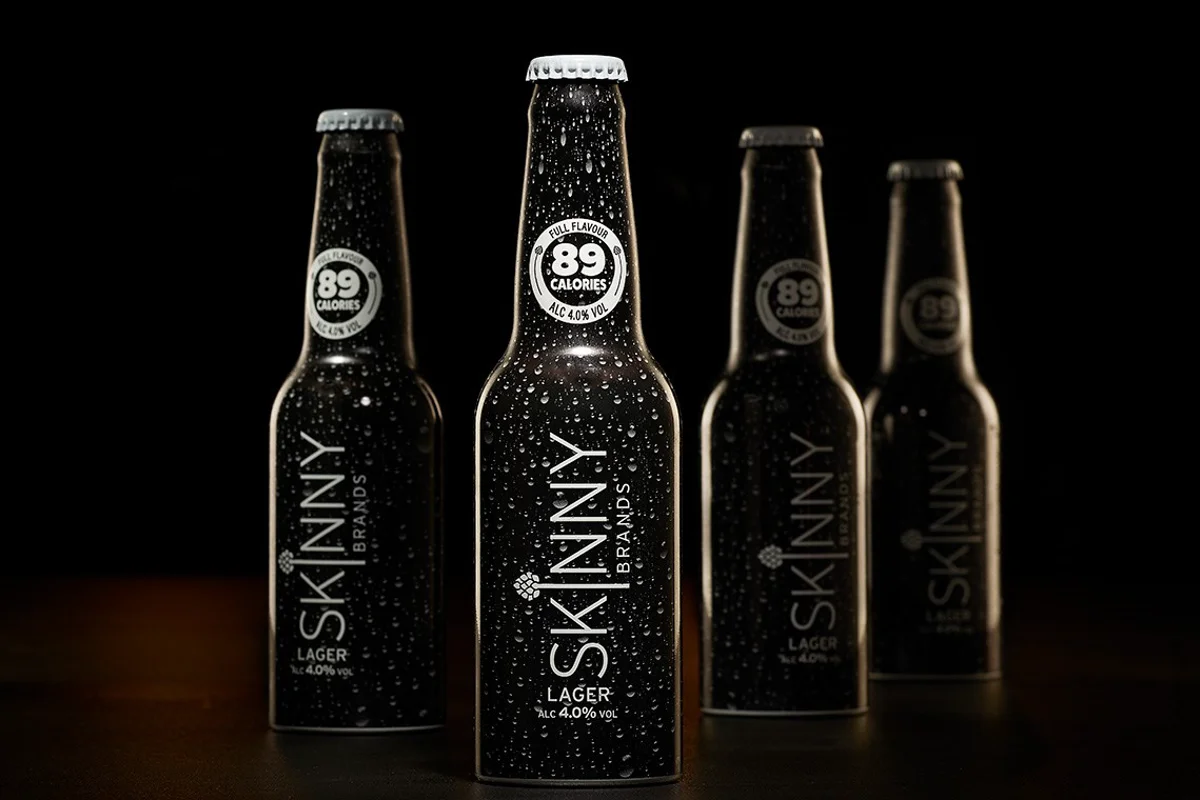 Skinny Brands launches its 4% ABV Skinny Lager in aluminium bottles for festivals