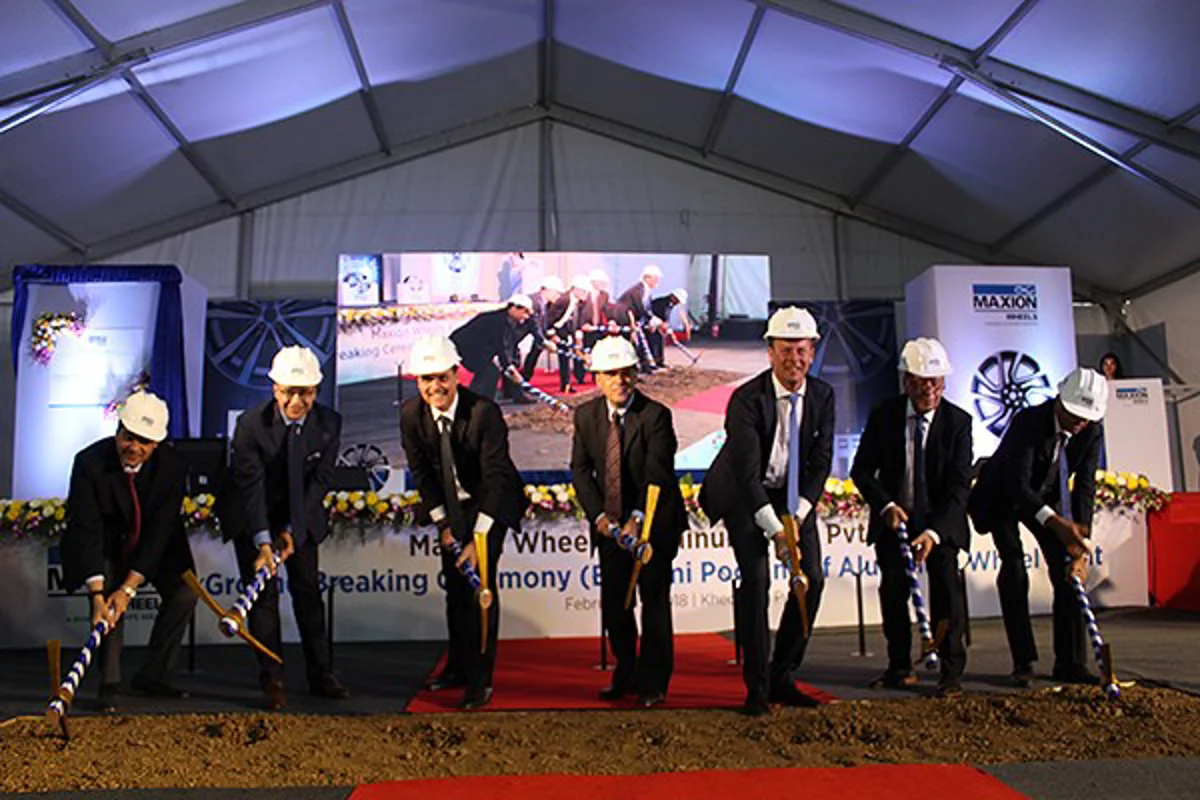Maxion Wheels breaks ground on its new passenger car aluminium wheel plant in Pune