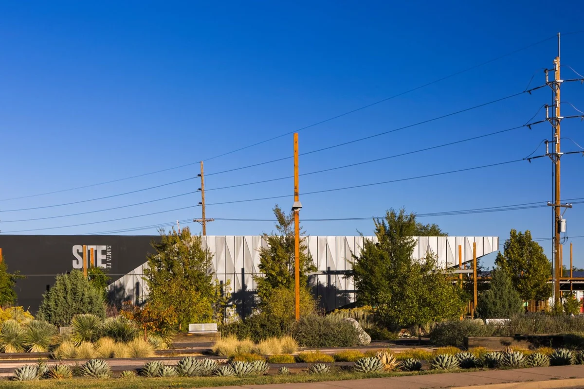 SHoP extends Santa Fe art gallery with folded aluminium corner