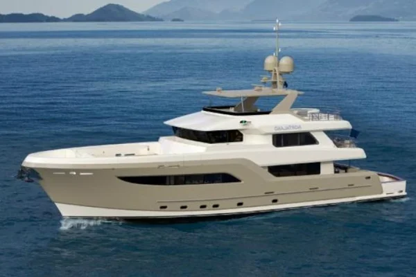 Burger handovers its new yacht with lightweight aluminium superstructure