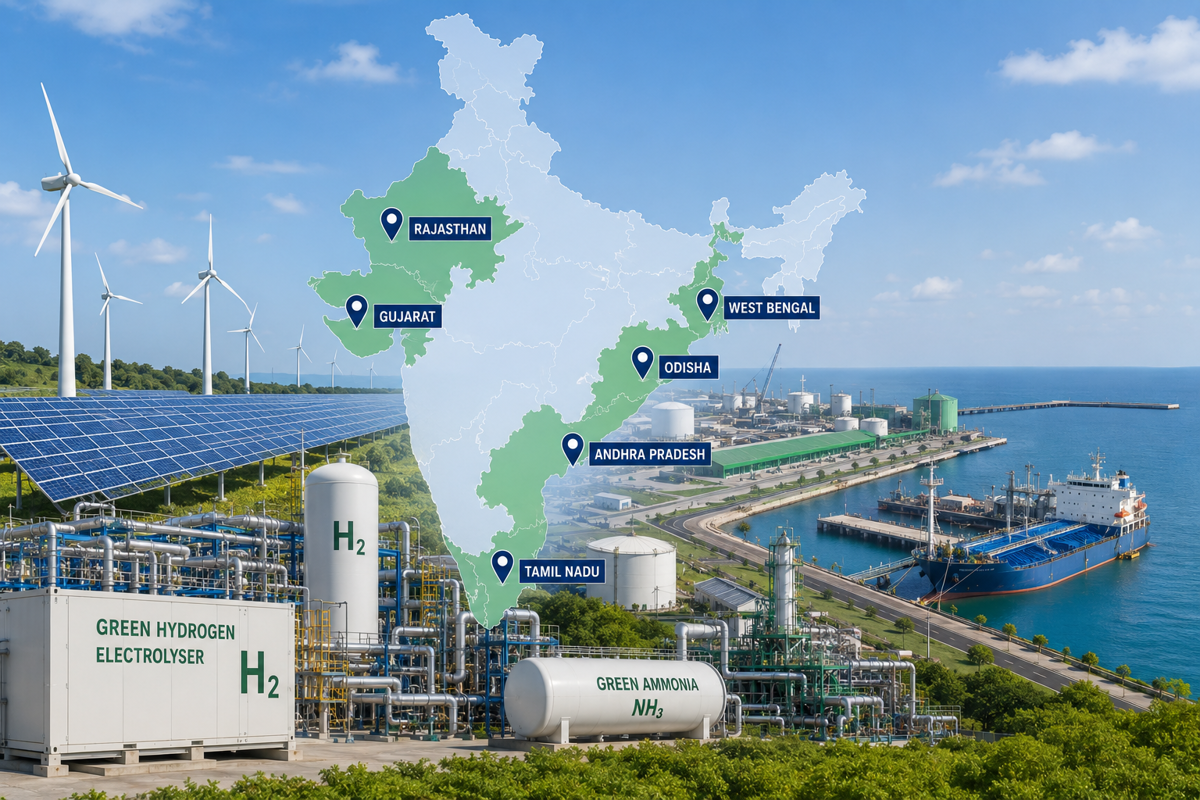 5 Mt by 2030: India’s green hydrogen investment pipeline expands from Gujarat to Odisha