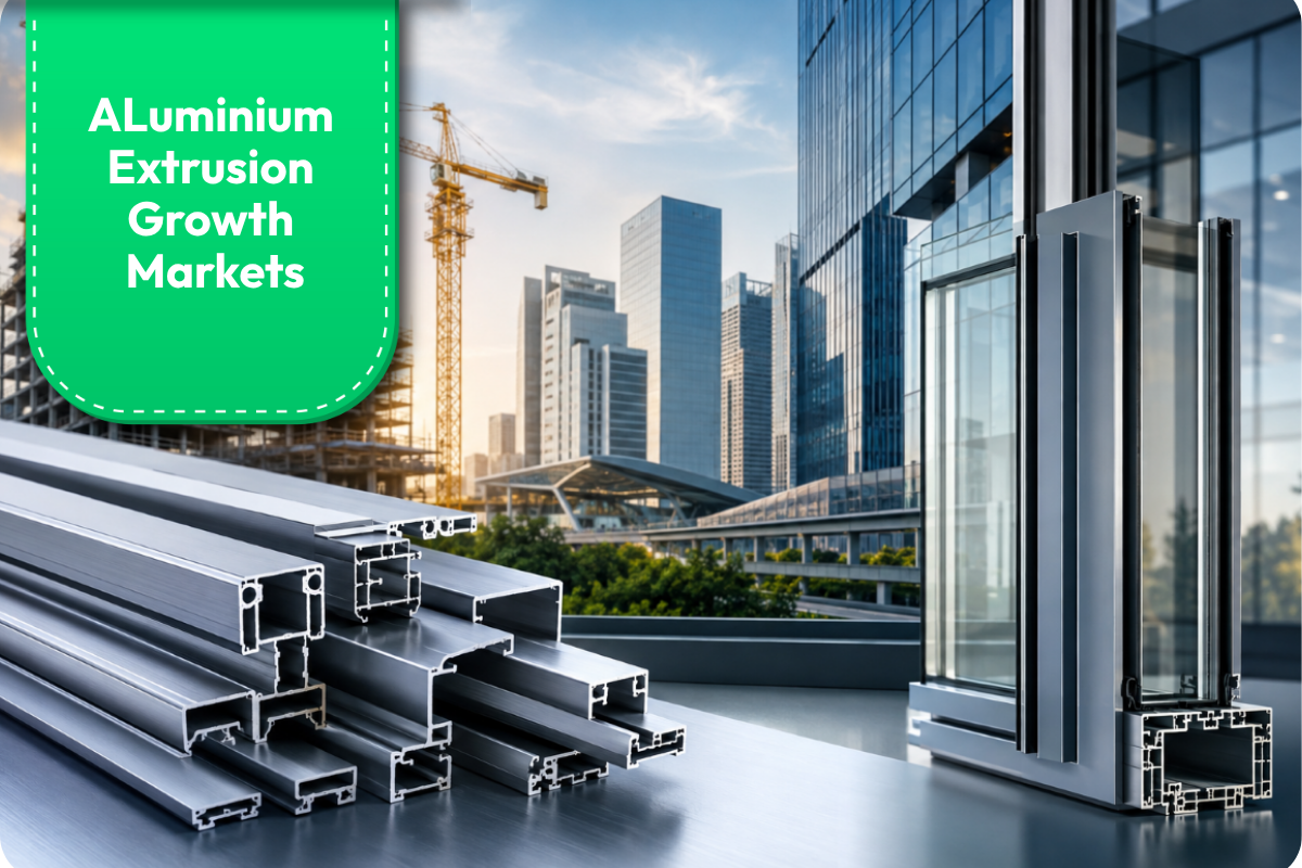 Aluminium extrusion usage in building and construction to grow 1.24% CAGR through 2035, with Americas at 1.15%, Europe at 1.30% & MEA at 2.47%