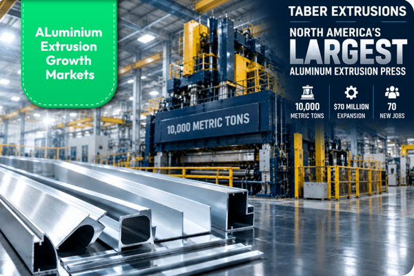 Taber Extrusions launches North America’s largest aluminum press in $70m expansion
