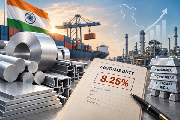 India’s 8.25% aluminium duty paradox puts downstream manufacturing under pressure