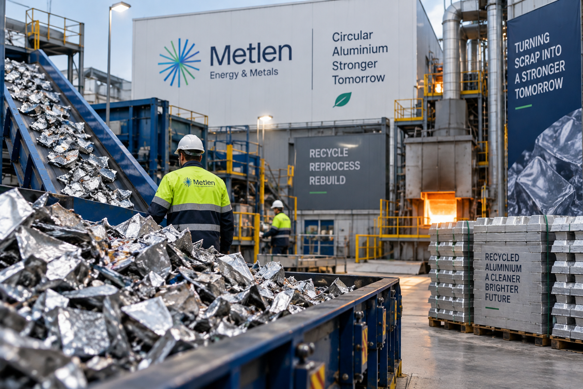 Metlen invests €25m to expand recycled aluminium capacity in Greece