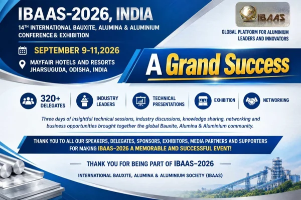 IBAAS 2026 conference & exhibition: Advancing sustainable and smart aluminium