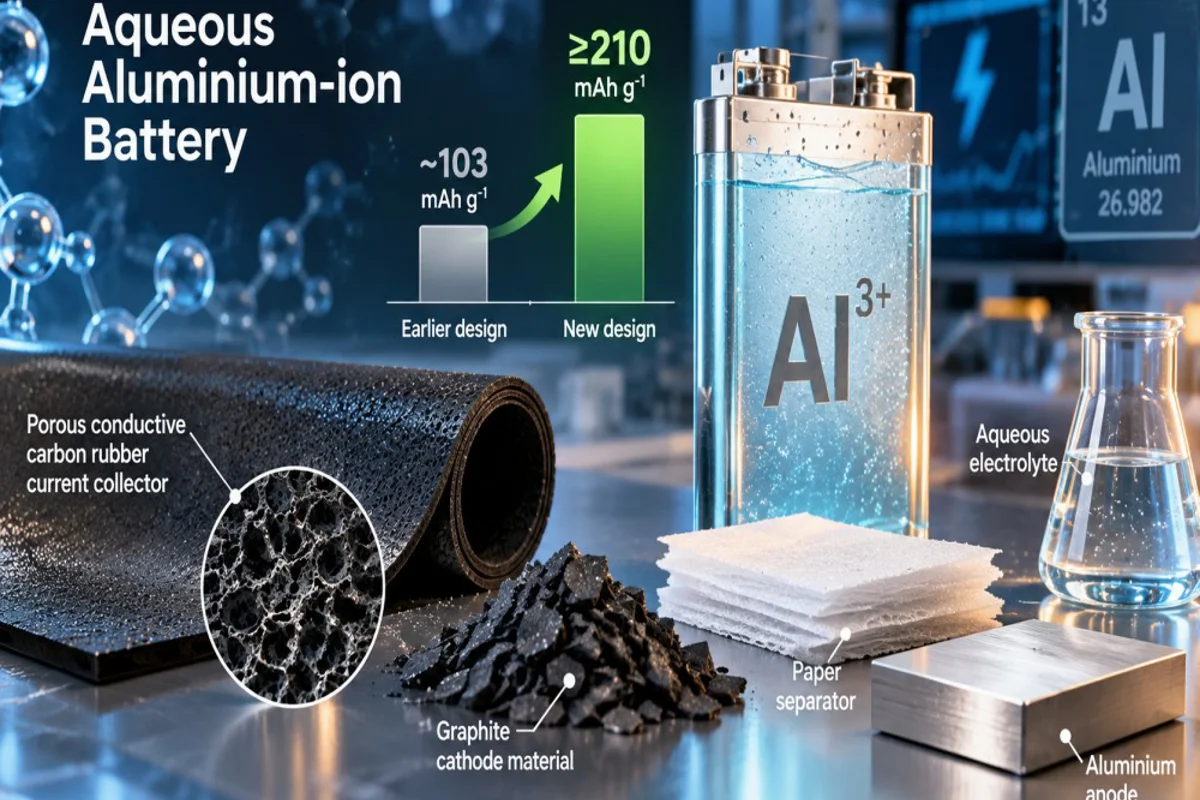 Green Science Alliance more than doubles aqueous aluminium battery capacity
