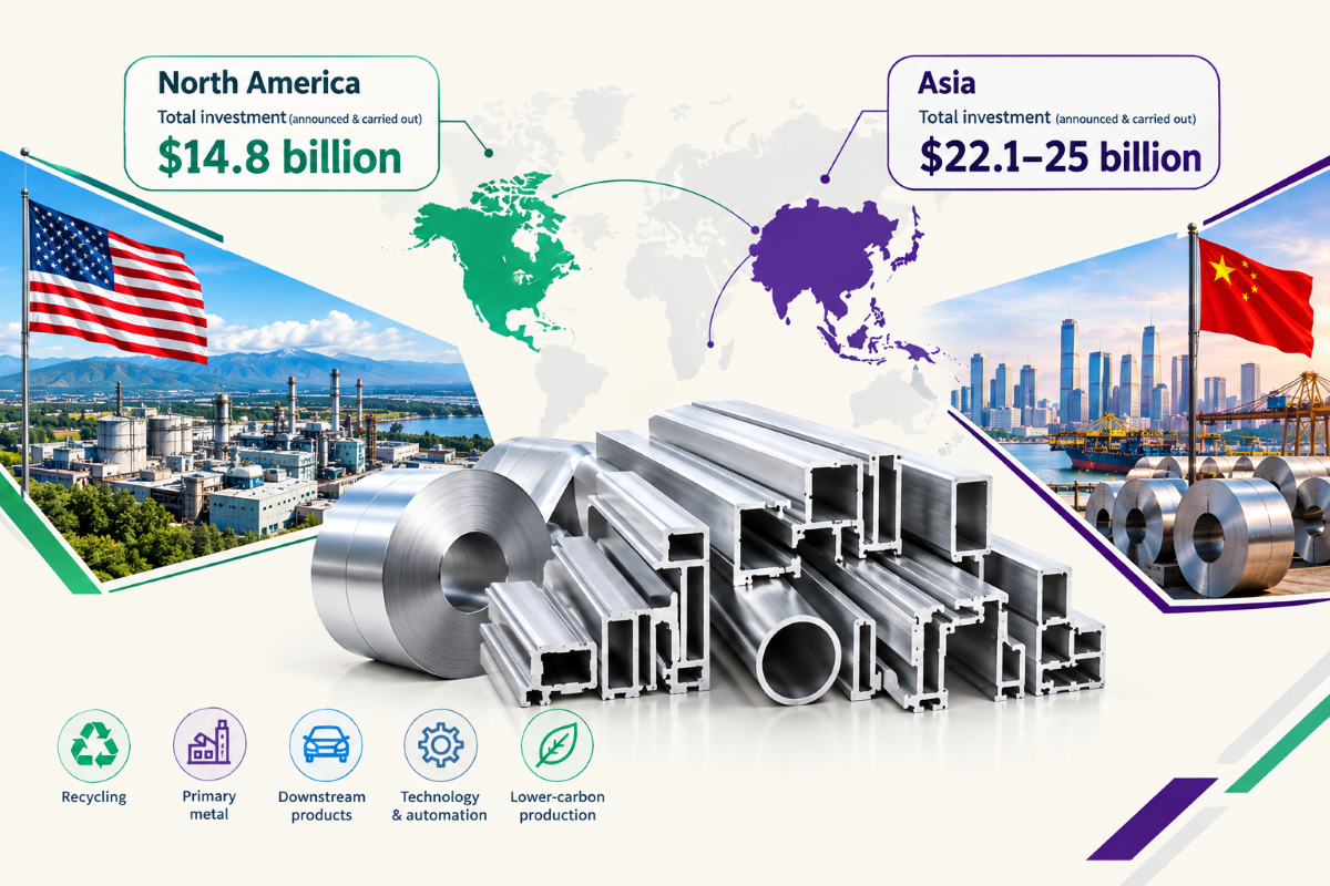 Aluminum investment across North America and Asia: Who leads reshaping the next phase of growth?