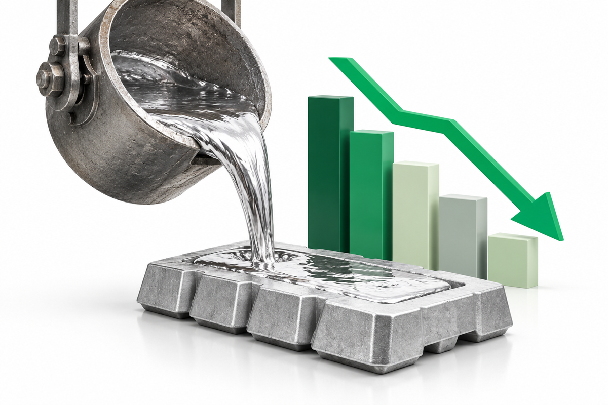 September aluminium liquid aluminium falls short of expectations; October expected to edge down