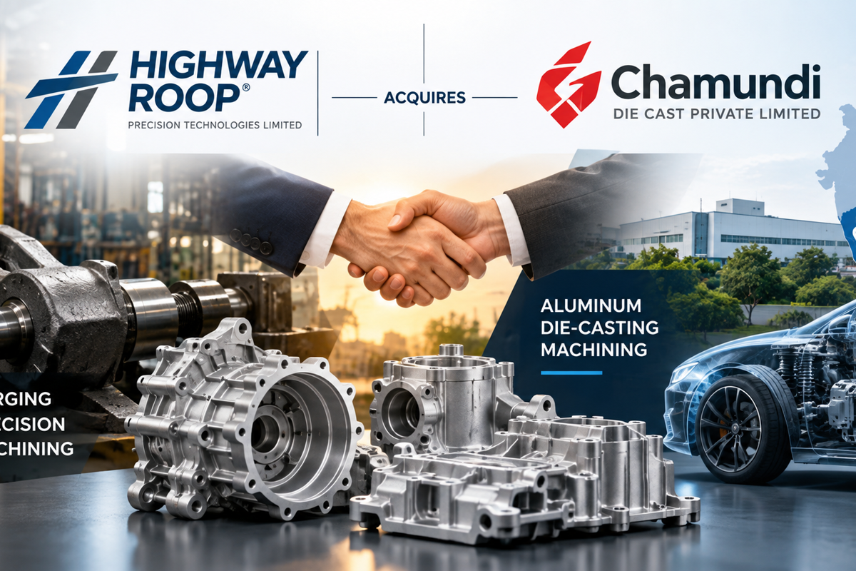 Highway Roop acquires Chamundi to expand aluminum die-casting, machining capabilities