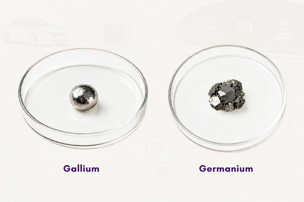 Gallium, germanium in automotive electronics: Study maps Europe’s critical-mineral recycling edge