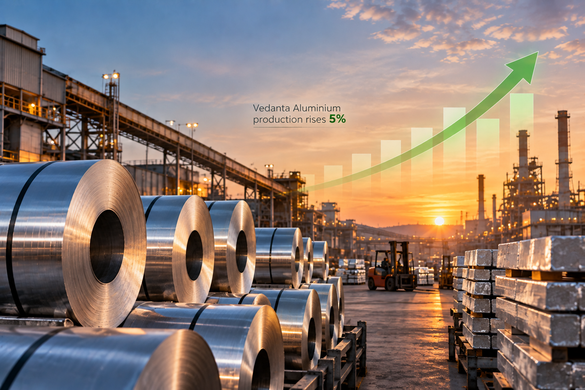 Vedanta Aluminium hits record Q2 output as aluminium production rises 5% to 649,000 tonnes
