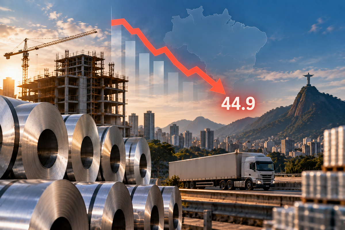 Brazilian industry grows more cautious as industrial confidence falls to 44.9
