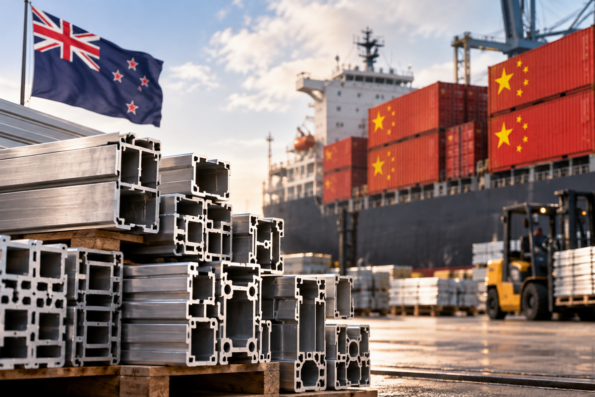 Aluminium extrusion market shrinks 29.8% as New Zealand rejects import protection