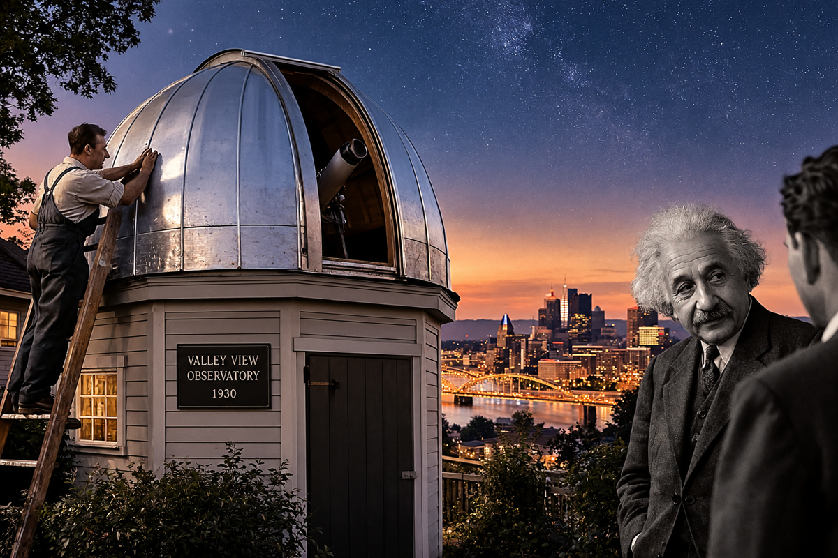 How a Pittsburgh plumber’s aluminium dome helped shape observatory design