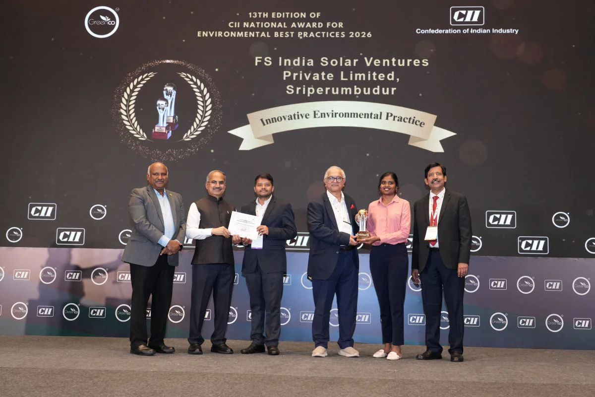 First Solar wins CII National Award for environmental best practices 2026 for closed-loop solar module recycling