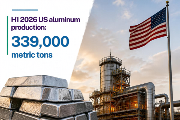 US produced 339kt aluminum in H1 2026: Can new projects change the outlook?