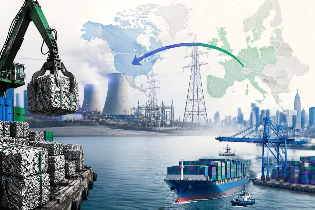 243% rise in US-bound aluminium scrap: METLEN calls for a more competitive Europe