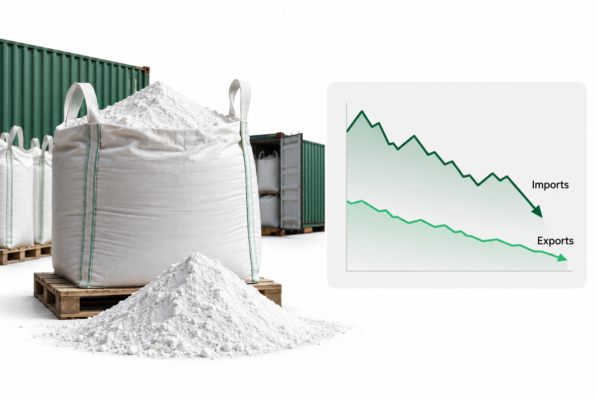 China Sept alumina imports plunge 80% M-o-M as arbitrage shuts; exports dip on freight costs