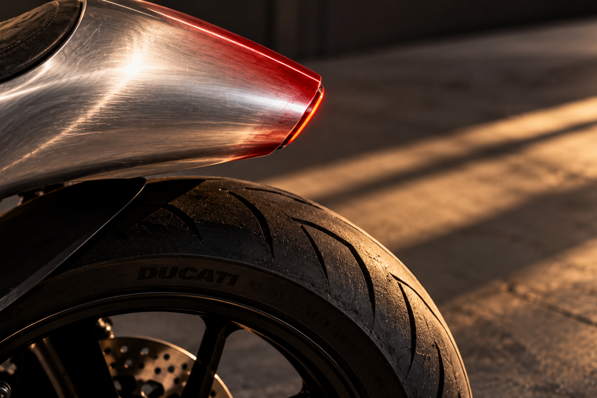 Bandit9’s custom Ducati puts raw aluminium in the spotlight and $14,000 towards charity
