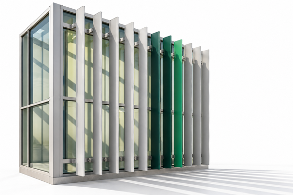 Alstone adds series 5000, 3600 and 2600 to its aluminium louvers range as Indian façades turn to passive shading