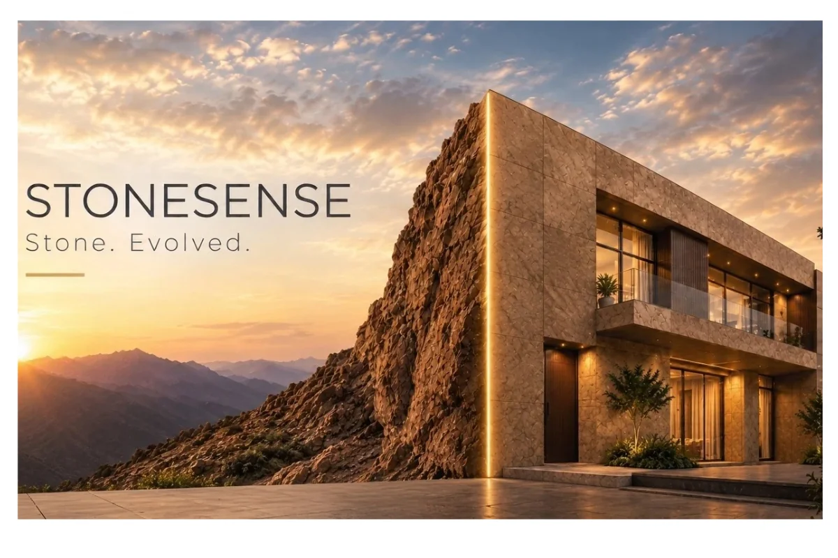 Aludecor redefines modern architecture with the launch of STONESENSE: An engineered stone-finish surface system